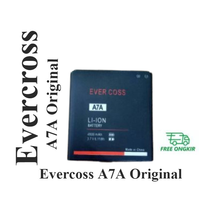 Baterai Handphone Evercoss A7A Original Double Power | Batre Batrai Cross Evercross HP A7 A