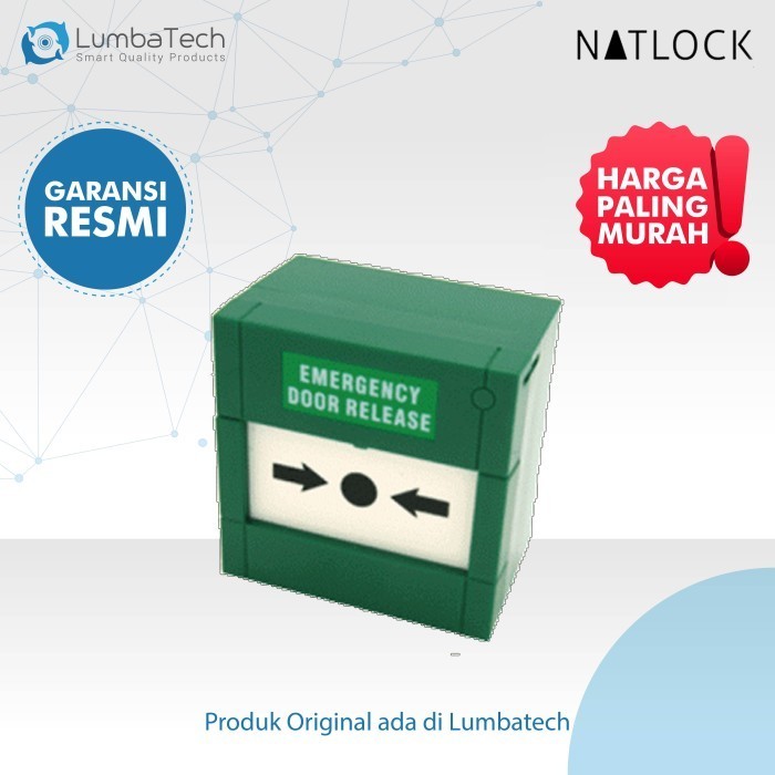 

Natlock - Resettable Emergency Break Glass - Akses Kontrol Pintu