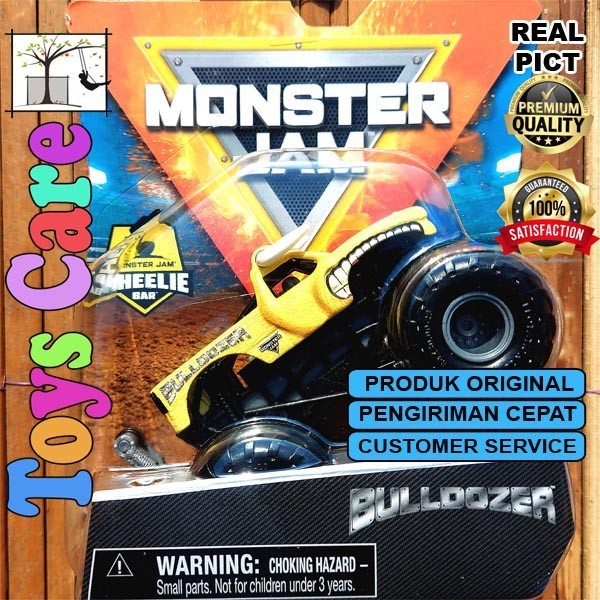 HOTWHEELS MONSTER JAM TRUCKS BULLDOZER EL TORO LOCO - TRUCK OFF ROAD MONSTER JAM BULDOSER BULLDOOZER