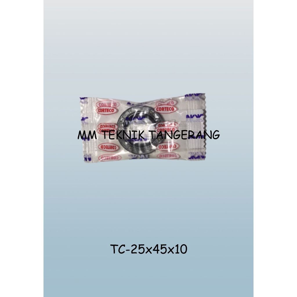 Oil seal TC 25x45x10 merk NOK 25 x 45 x 10 karet oli sil shock breaker 25 45 10
