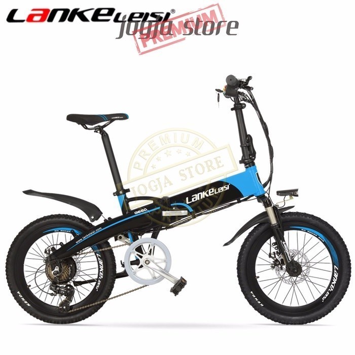 Lankeleisi G660 Luxury Sepeda Listrik Lipat Elektrik Bike 48V 10.4Ah