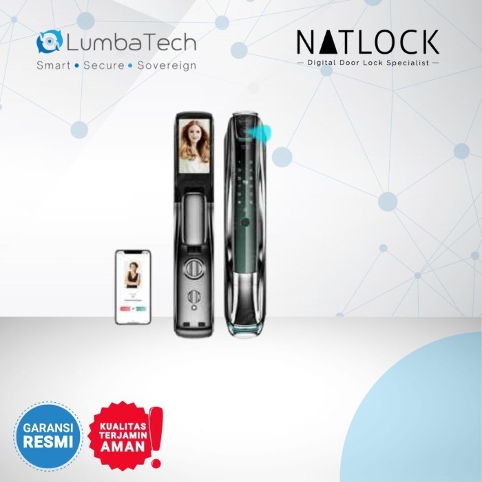 

Natlock - Smart Lock Camera DF4 Face Recognition Fingerprint Door View