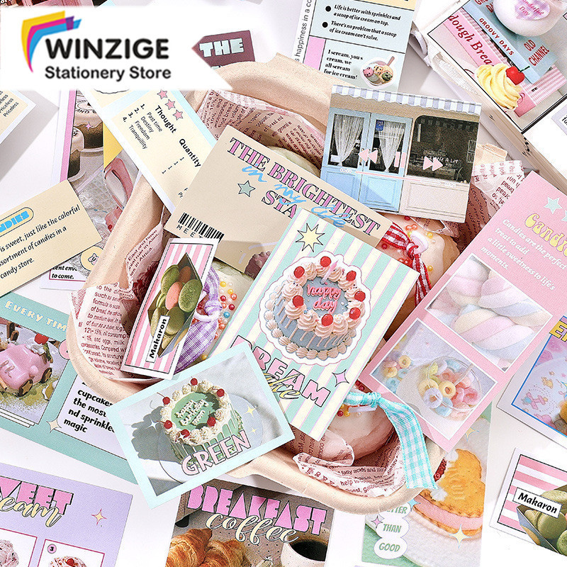 

Winzige 30pcs Stiker Lucu Scrapbook Sticker Aesthetic Korea Jurnal Dekorasi Sticker Deco Journal Planner Diary Sticker
