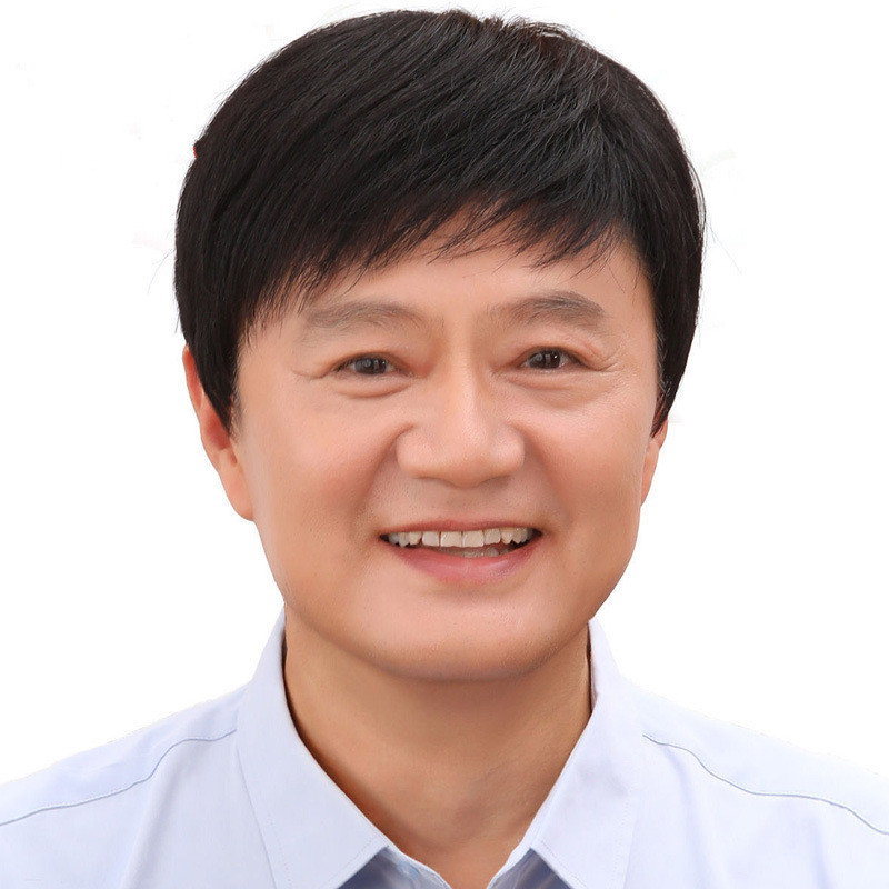 Tutup kepala penuh rambut pendek pria, wig pria paruh baya dan lanjut usia, tutup kepala tampan alam