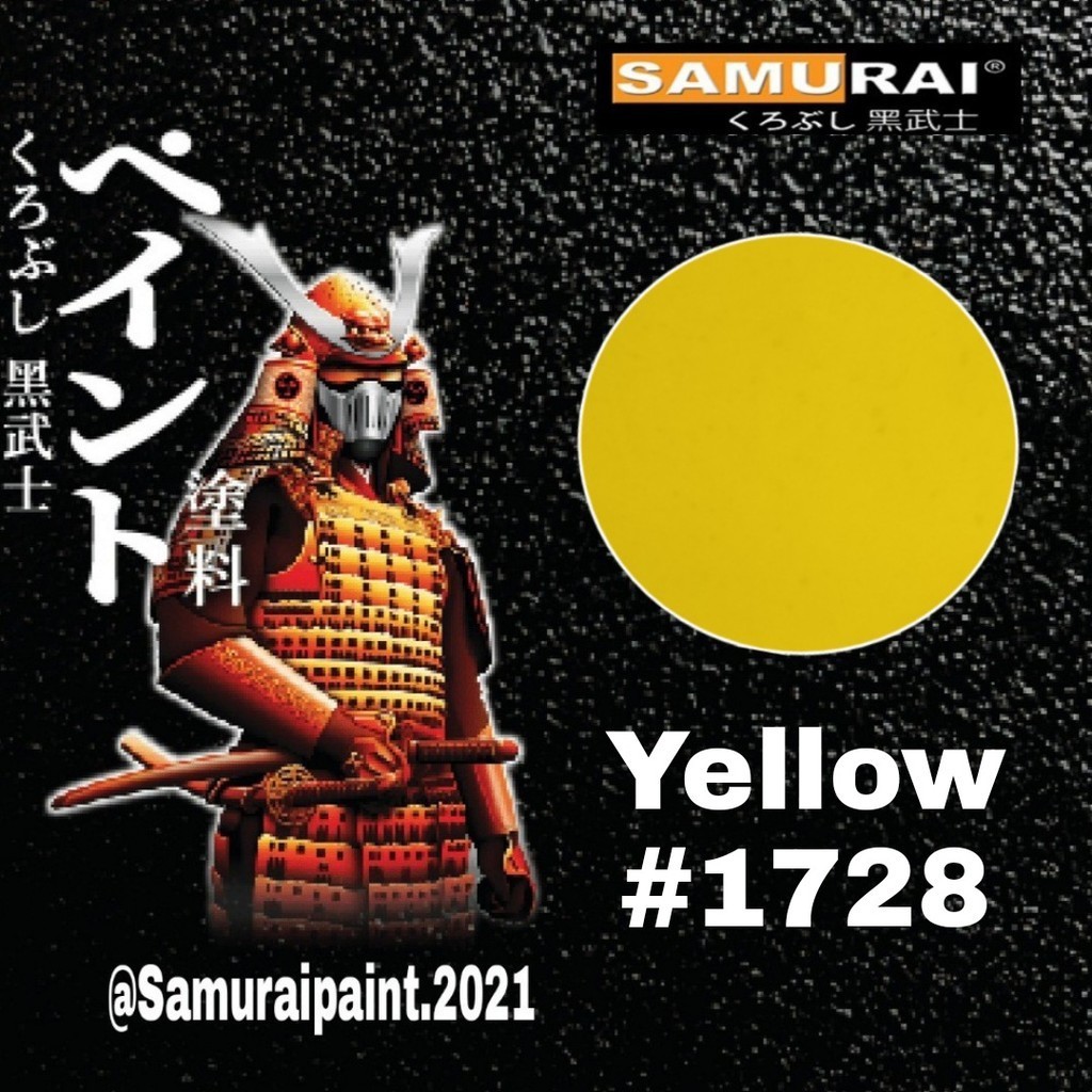 

Yellow 1728 / Kuning / cat samurai / pilok samurai / samurai paint