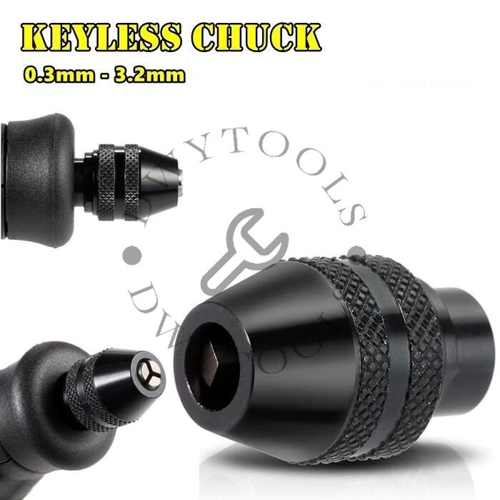 Penjepit Mata Keyless Chuck Mini Grinder Multi Chuck Tanpa Collet Untuk Mini Gerinda