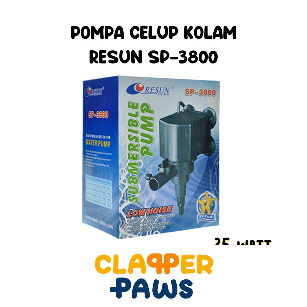 RESUN SP-3800 Pompa Celup Kolam Ikan Koi Aquarium Aqua Scape Sirkulasi
