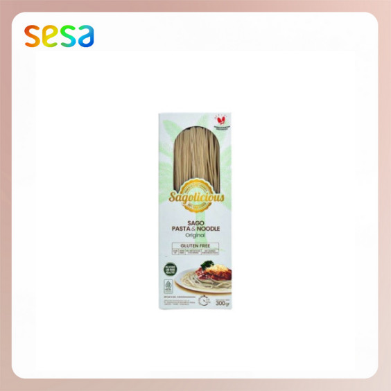 

SAGOLICIOUS Pasta Box Original 300gr - Pasta Mie Sagu Sehat
