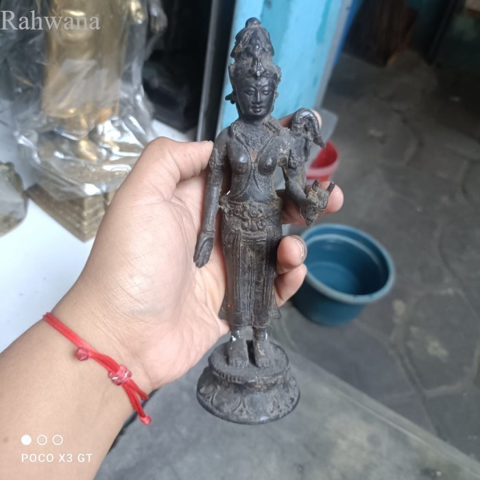 

patung dewi sri 2 jari full kuningan Murah Meriah JD antik