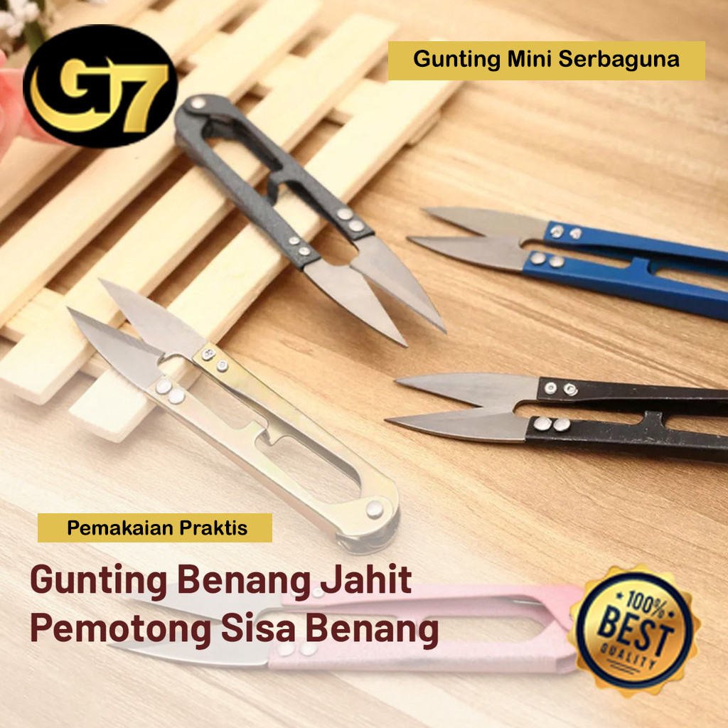 

Gunting Benang Jahit Stainless Anti Karat Gunting Potong Benang Kain Bahan Gunting Tajam Kuat Cekris Alat Menjahit Pakaian