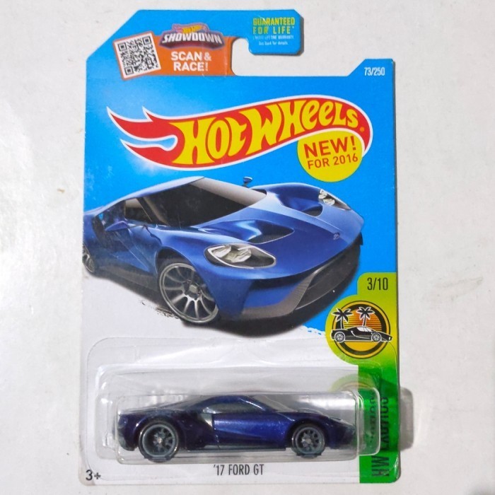Hotwheels Hot Wheels 17 Ford GT Biru 2016 Super Treasure Hunt THS STH -DD24