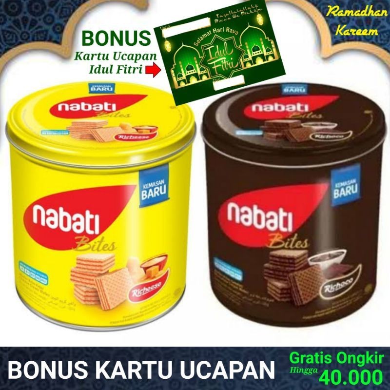 

MURAH RICHOCO NABATI KALENG 350gr CHOCOLATE WAFER - BISKUIT LEBARAN Biscuits, Cookies & Wafers