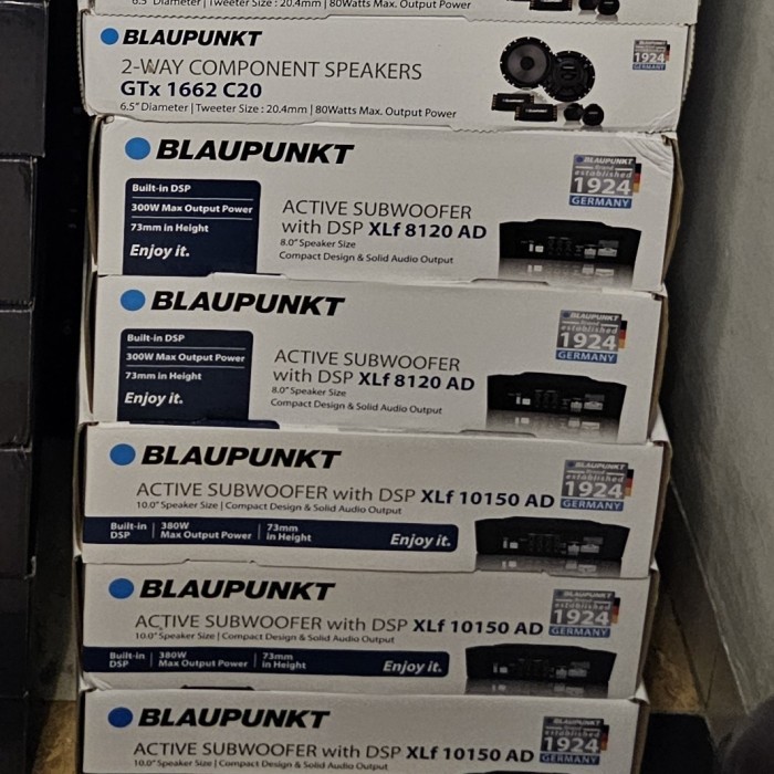 BLAUPUNKT SUBWOOFER AKTIF 10" DSP POWER PROCESSOR XLF 10150 AD Resmi