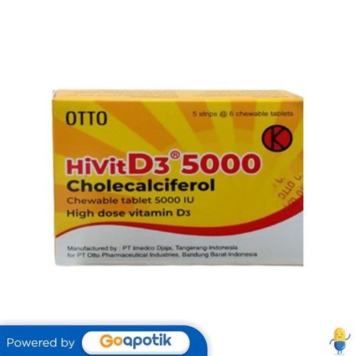 Hivit D3 5000 Mg Box 30 Tablet