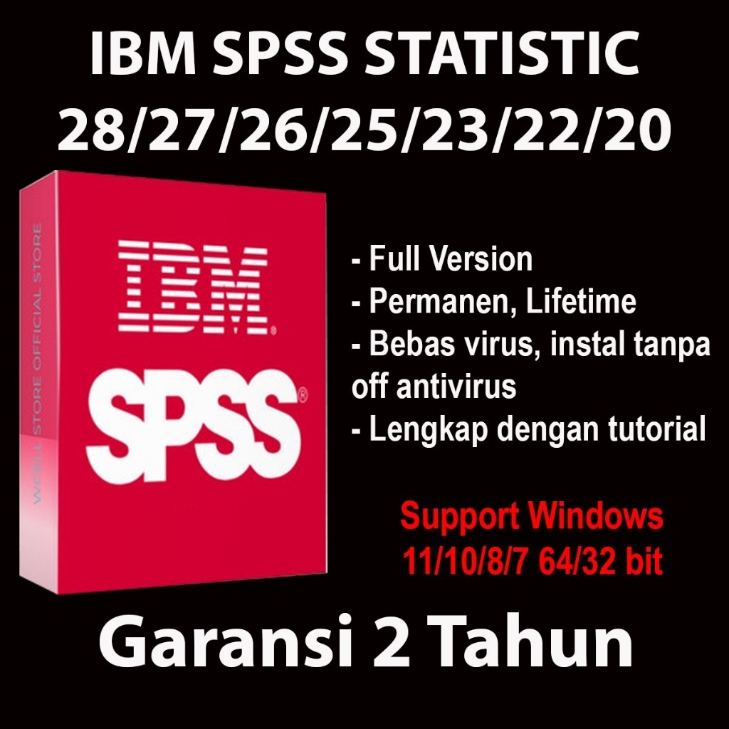 WIN MAC SPSS 29-20 Full Version WAJIB BACA DESKRIPSI