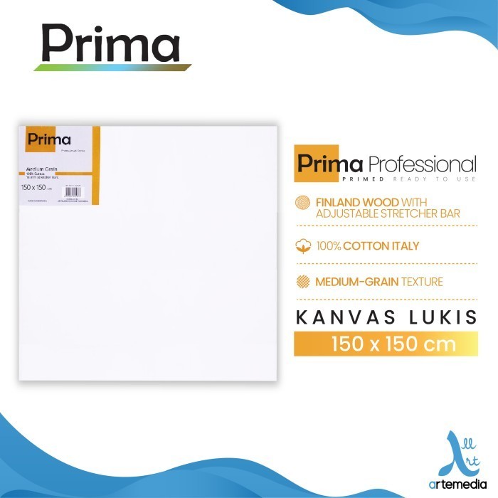 

Kanvas Lukis Prima Professional 150x150cm Cotton Canvas