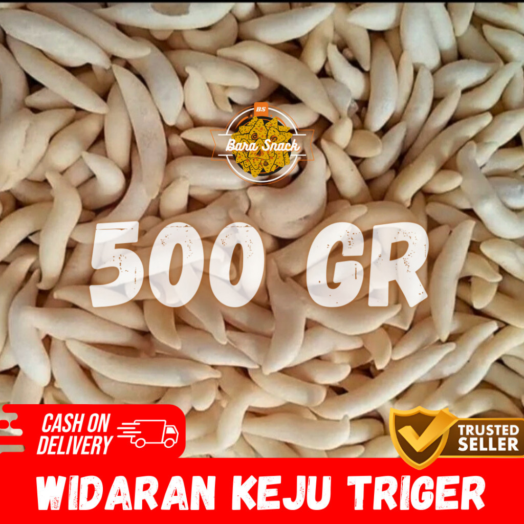 

[ 500gr ] Bidaran Keju Mini Triger / Stik Gabus / Widaran Premium / Camilan Snack Kiloan Murah -B