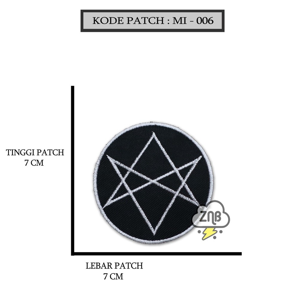 Bordir PATCH BORDIR EMBLEM BORDIR KECIL PATCH IRON BEST QUALITY
