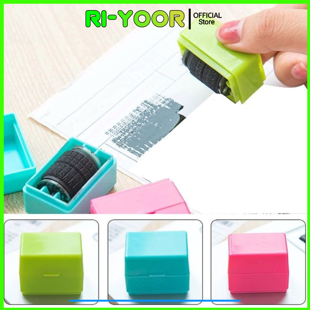

Stamp Roller Penghapus Alamat Resi Roller Stempel Pelindung Data Identitas Roller Penghapus