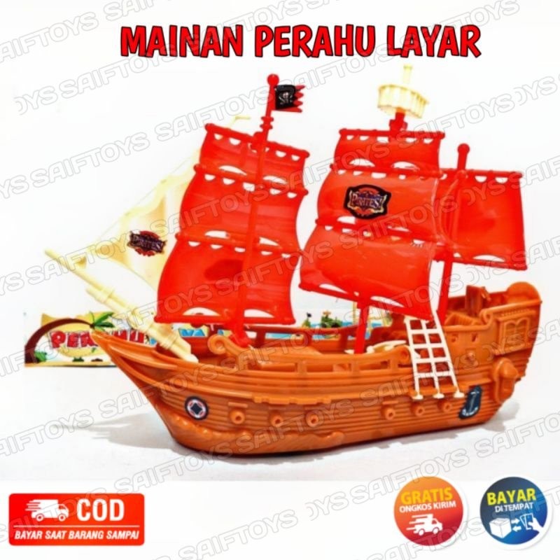 Mainan anak perahu layar / Mainan Anak Perahu / Mainan Perahu