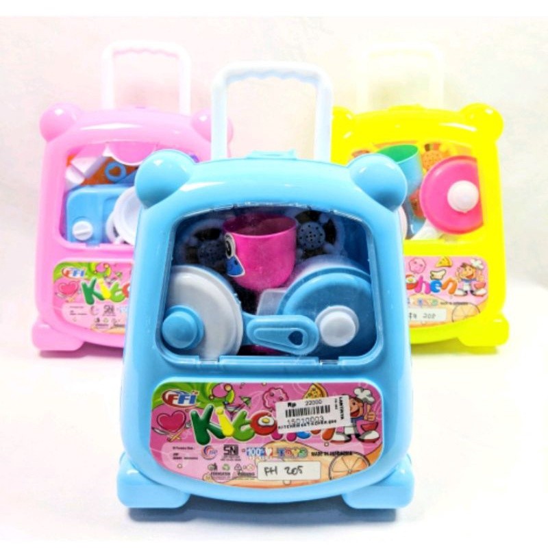 Mainan Masak-masak Set Koper / Mainan Masak-masakan Set Lengkap / Mainan Masak-masakan Koper