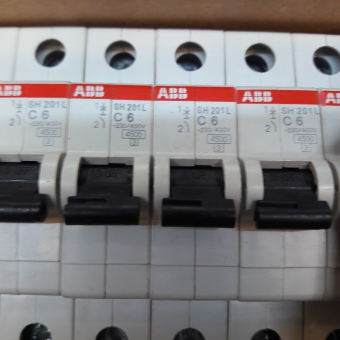 mcb abb 6a 1ph 4.5ka impor