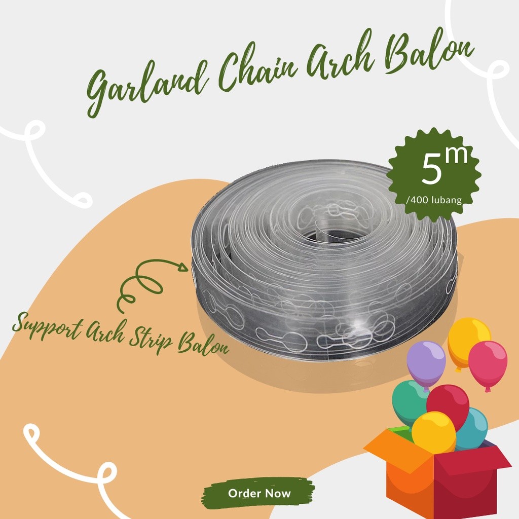 Chain Arch Balon / GARLAND BALON / Balon support arch Garland