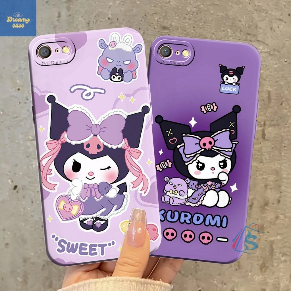 Softcase OPPO A83 A71 F1S A37 A39 A57 2018 Motif Kuromi Cute Kekinian - Case Oppo - Kesing Oppo - Si