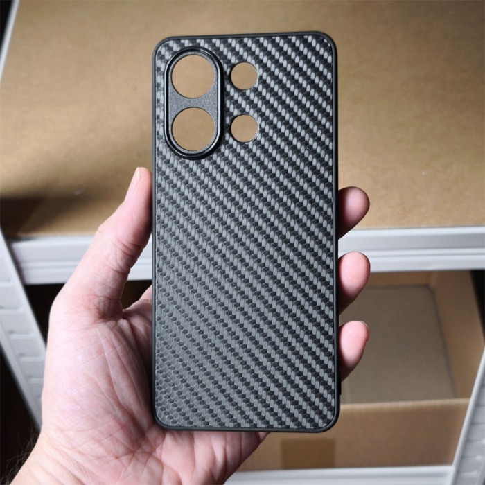 Casing Xiaomi Redmi Note 13 Pro 4G 5G Plus K60 Poco X6 F5 M6 AIORIA Carbon Fiber Hybrid Soft Case OR