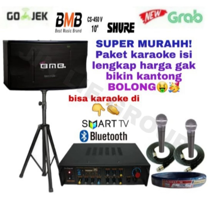 PROMO PAKET KARAOKE TERMURAH BMB 10 INCH GARANSI RESMI