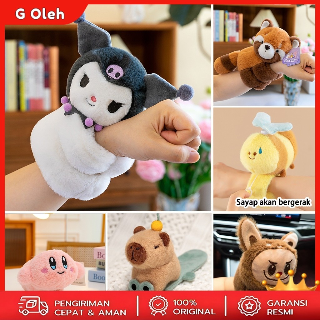 G Oleh  Ring Pop Li Lying Baby Buoy Lying Style Doll Kaola Animal Doll Bracelet Hand Ring Gift Wrist