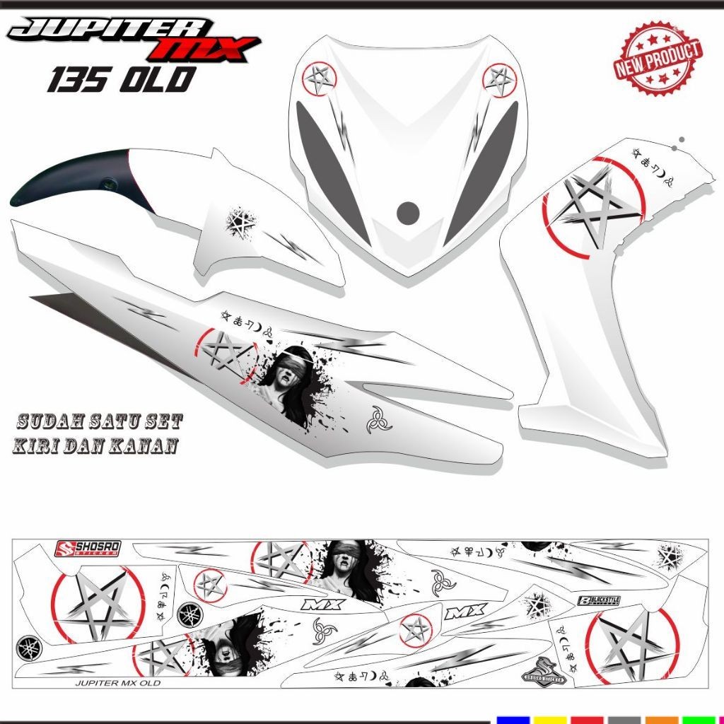 VARIASI STRIPING VARIASI JUPITER MX 135 OLD VARIASI