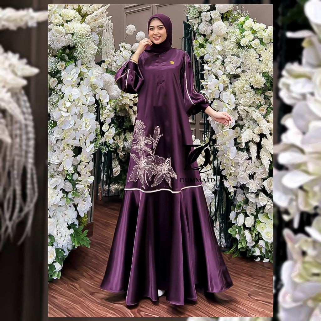 ( NEW ) GAMIS TERBARU PERMATA DRESS WANITA MUSLIMAH PREMIUM 2025 BY DUMMA.ID