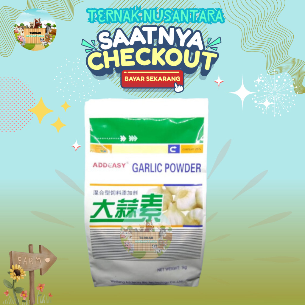 GARLICK POWDER WEIFANG - Garlic Powder Ruinom | TEPUNG BAWANG | BAWANG PUTIH | UNTUK TERNAK MAUPUN L