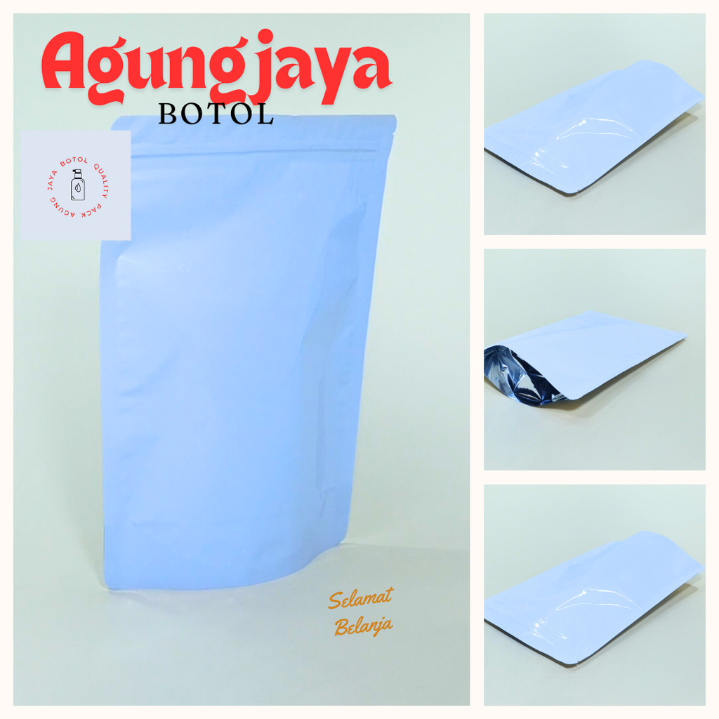 Pouch Padat Transmetz Putih @ Pcs Series / Plastik / Plastik Kemasan / Pouch Plastik / Sachet Plasti