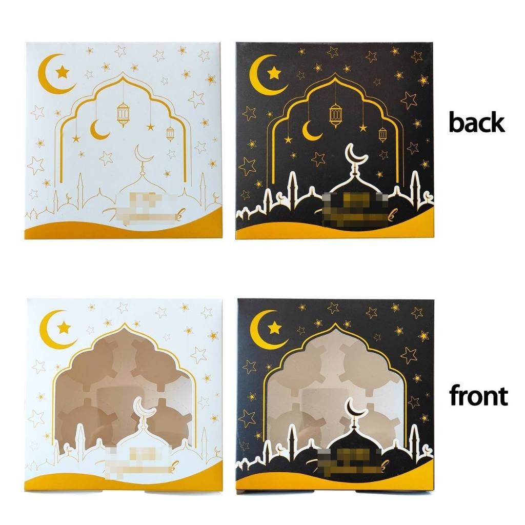 BOX HAMPERS EID MUBARAK 2025/ KOTAK HAMPERS 4 SEKAT CUPCAKE/ BOX CUPCAKE MUFFIN 4 SEKAT/BOX HAMPERS 