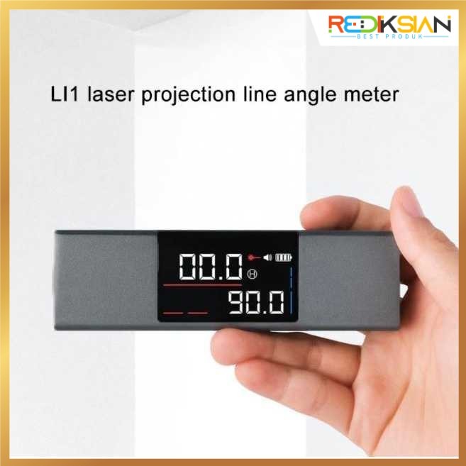 Digital Protractor Inclinometer Laser Pengukur Kemiringan | Laser Protactor Angle Pengukur Sudut
