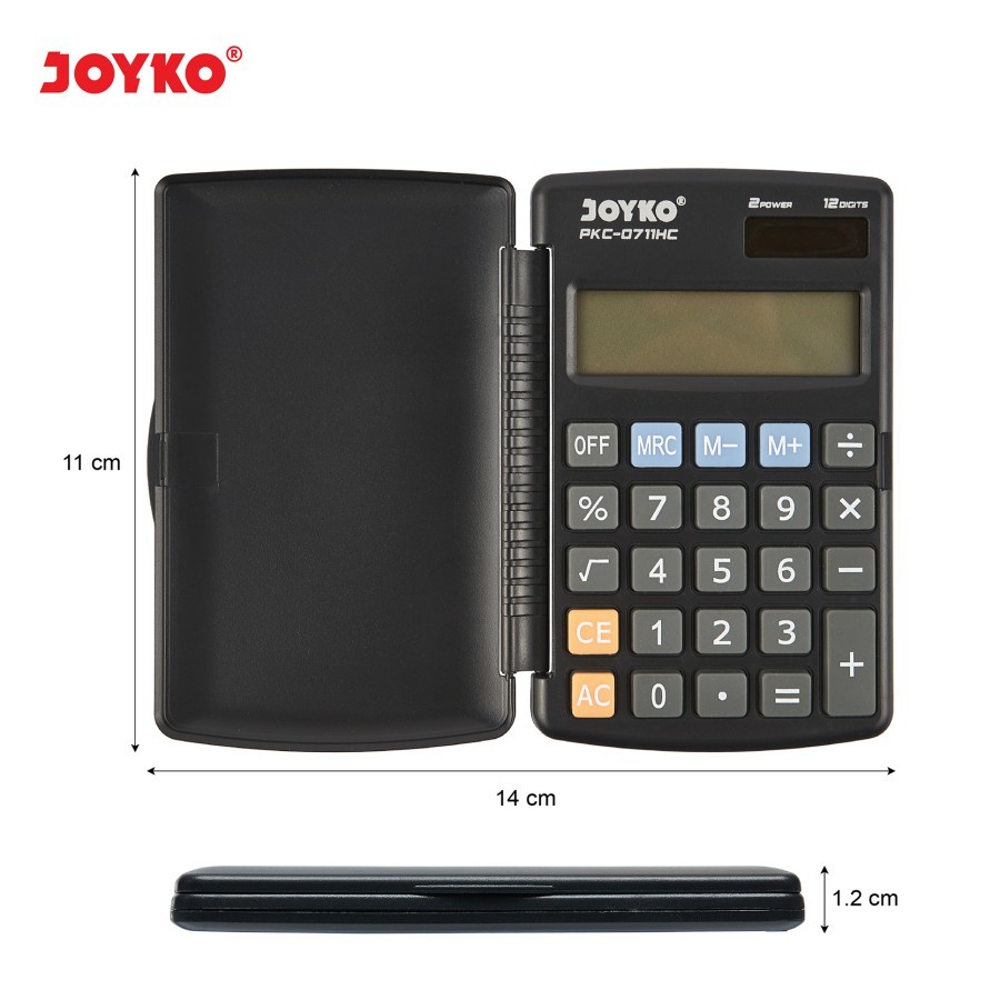 

Kalkulator Saku JOYKO PKC-0711HC Check & Correct - Pocket Calkulator 12 Digits PKC-0711 HC JunDW