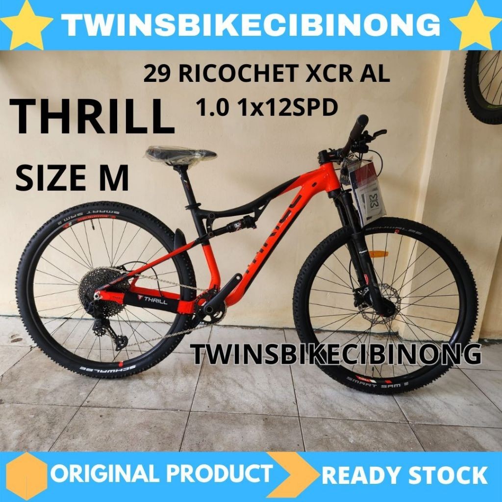 PROMO SPESIAL THRILL MTB 29 RICOCHET XCR AL 1.0 1x12SPD