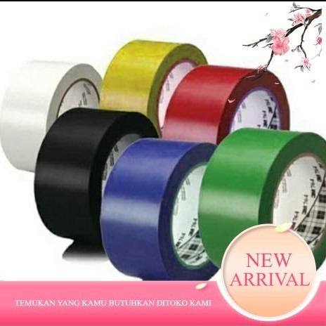 

Lakban Lantai 3M 764 Vinyl-FloorFloor Marking Tape 5cm x 33mtr - Putih