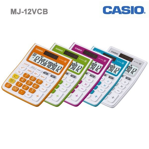 

Kalkulator Meja Casio Mj-12Vcb Office Desktop Check Correct Series - Green