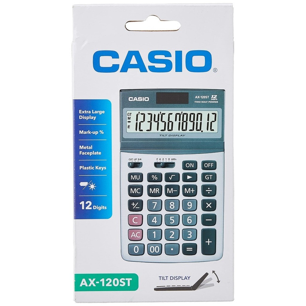 

Kalkulator CASIO AX-120 ST Calculator