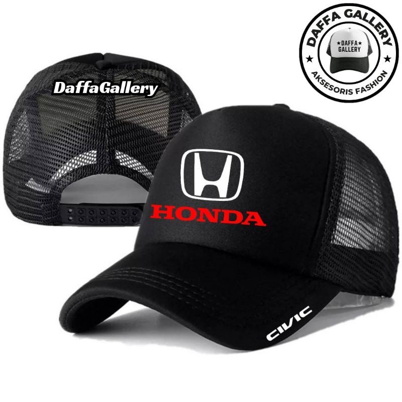 Daffaa Gallery Topi Trucker HONDA CIVIC - Topi Distro HONDA CIVIC Logo - Topi HONDA CIVIC Premium - 