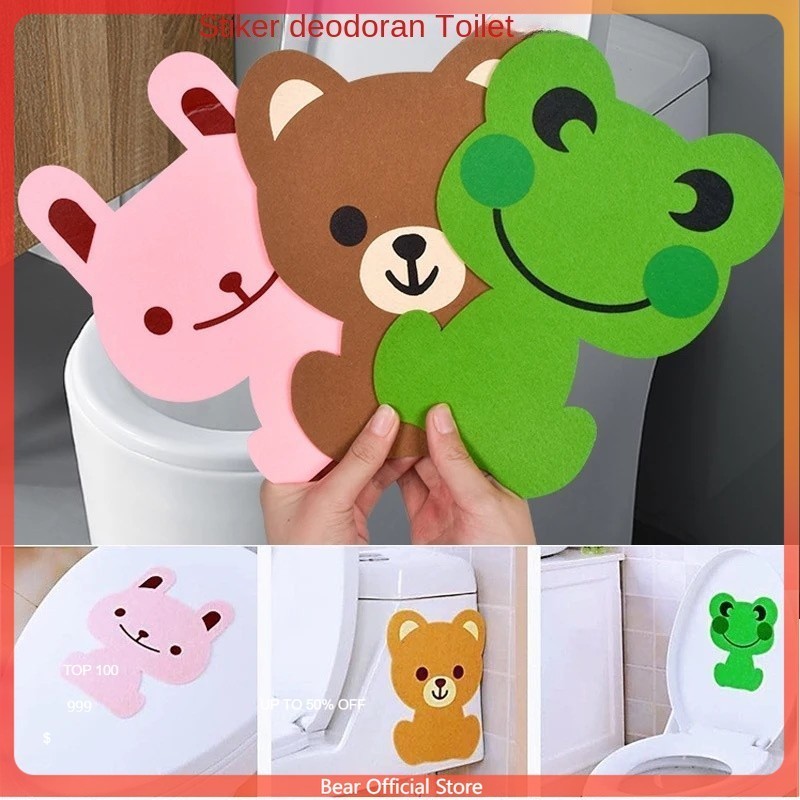 Stiker pengharum toilet kartun lucu/stiker pengharum ruangan stiker pengharum laci toilet stiker pen