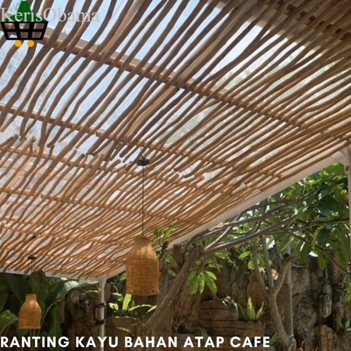 

READY Ranting Kayu Jati 200cm Bahan Atap Gazebo Kafe dan Resto murah