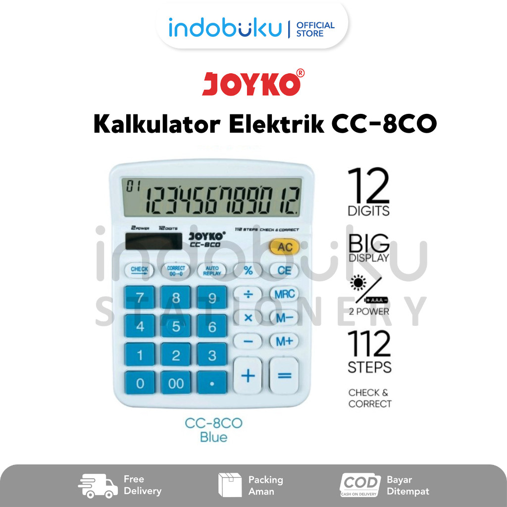 

Kalkulator Elektronik Joyko CC-8CO