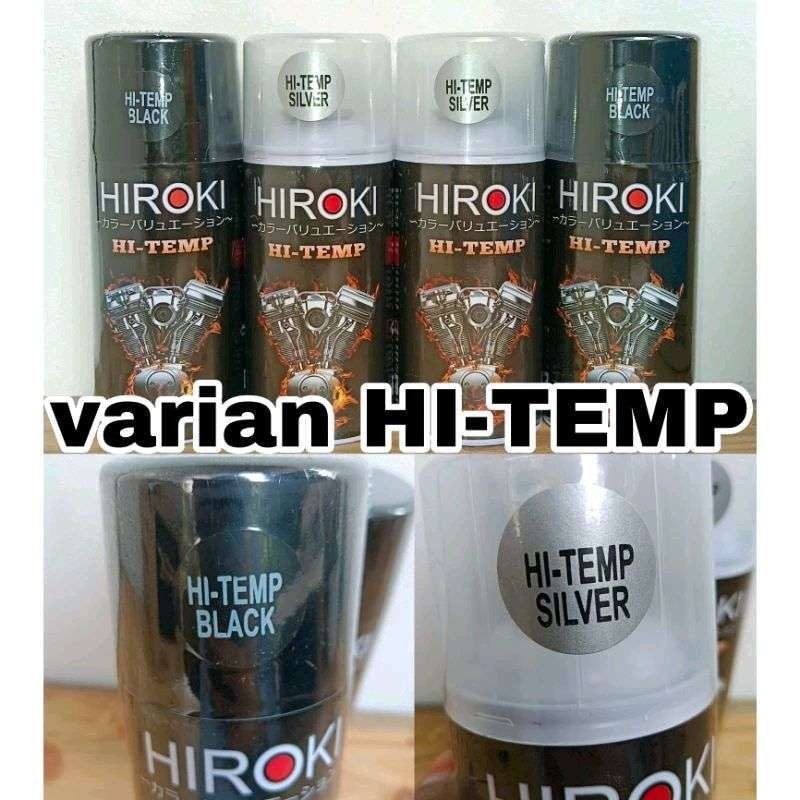 

ORIGINAL HIROKI Spray Paint Acrylic Lacquer Paint Pilox Pilok Cat Semprot Solid Glossy Metallik Doff Mengkilap Candytone Stabilo Chrome Hi-Temp Tembaga 300cc (Black Clear Red Blue Silver Metalik Grey Pink Orange Yellow Green Violet)