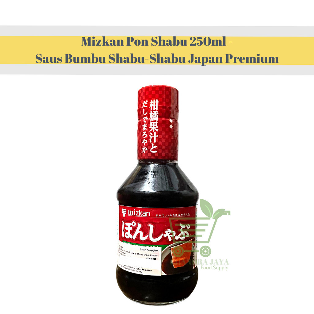 

Mizkan Pon Shabu 250ml - Saus Bumbu Shabu-Shabu Japan Premium