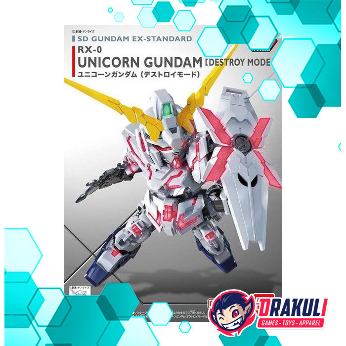 BANDAI Plamo SD Gundam Ex-Standard Unicorn Gundam 005