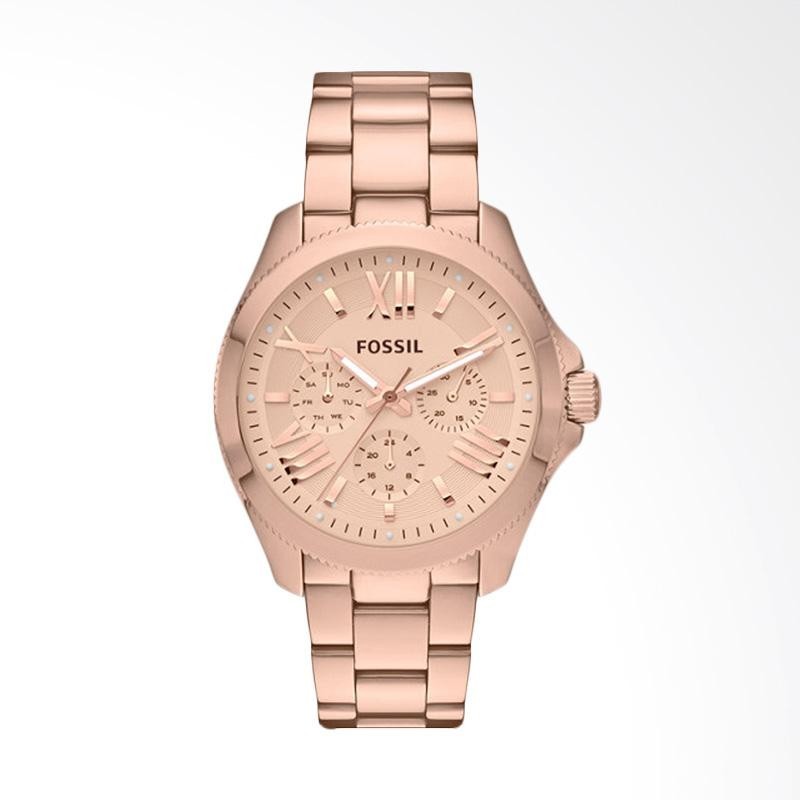 Fossil AM4511 Strap Stainless Steel Jam Tangan Wanita - Rose Gold